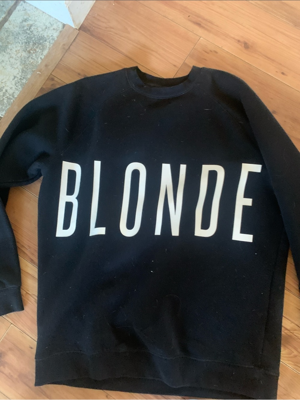 Brunette The Label Black Pullover Sweatshirt